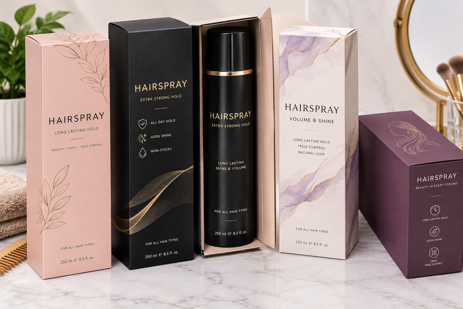 Personalized Hairspray Boxes For Brand Growth