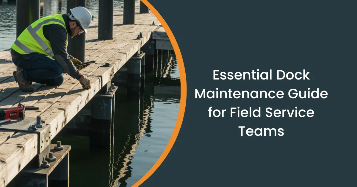 Best Field Service Practices for Dock and Waterfront Maintenance Teams