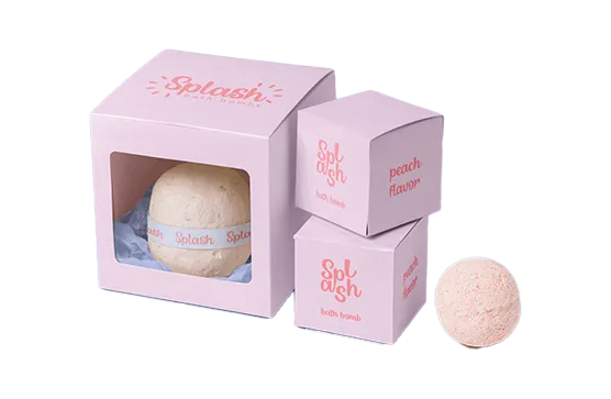 Stylish Custom Bath Bomb Boxes For Wholesale Retail
