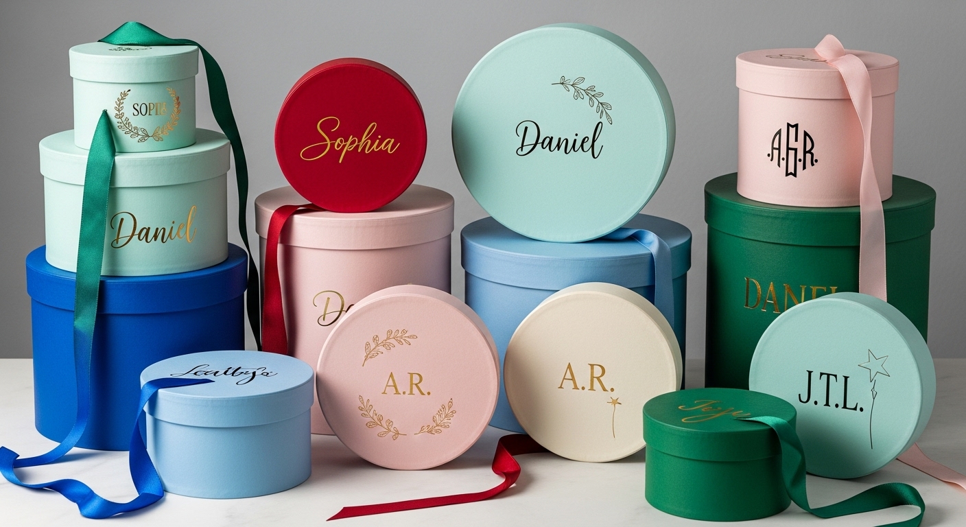 Elevate Your Brand with Personalized Round Boxes