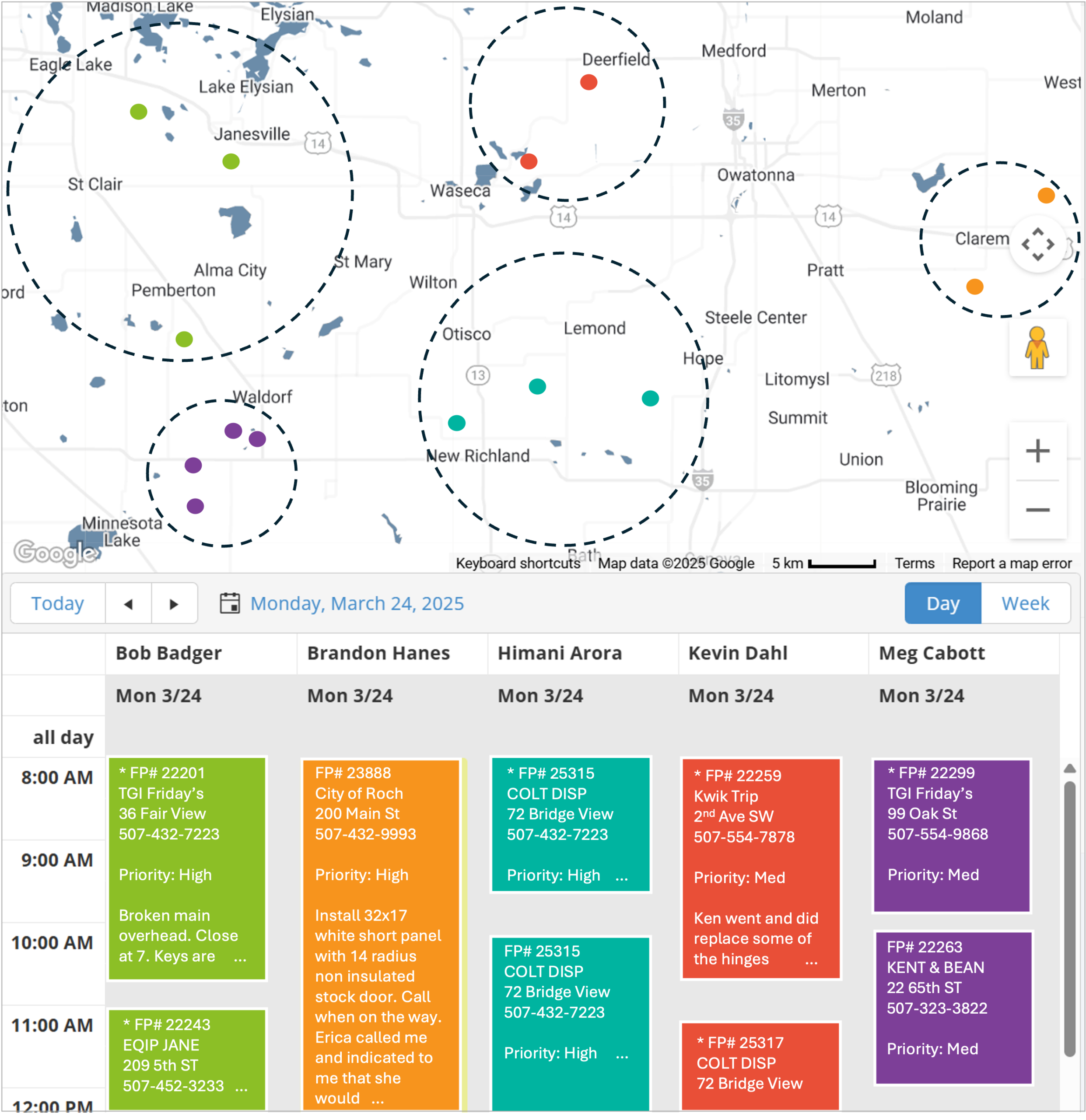 Real-Time Dispatching
