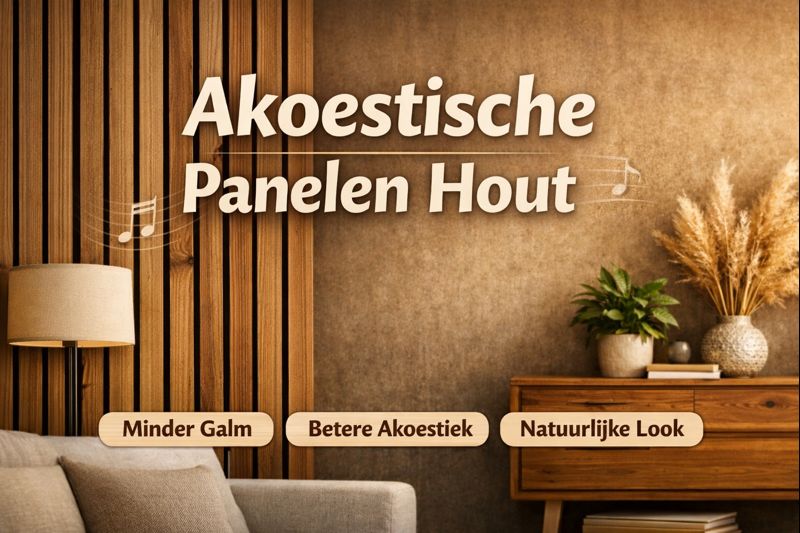Akoestische Panelen Hout Voor Woonkamer En Kantoor