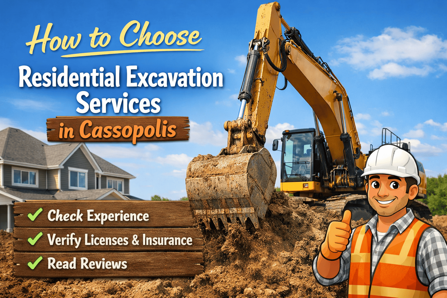 How to Choose Residential Excavation Services in Cassopolis