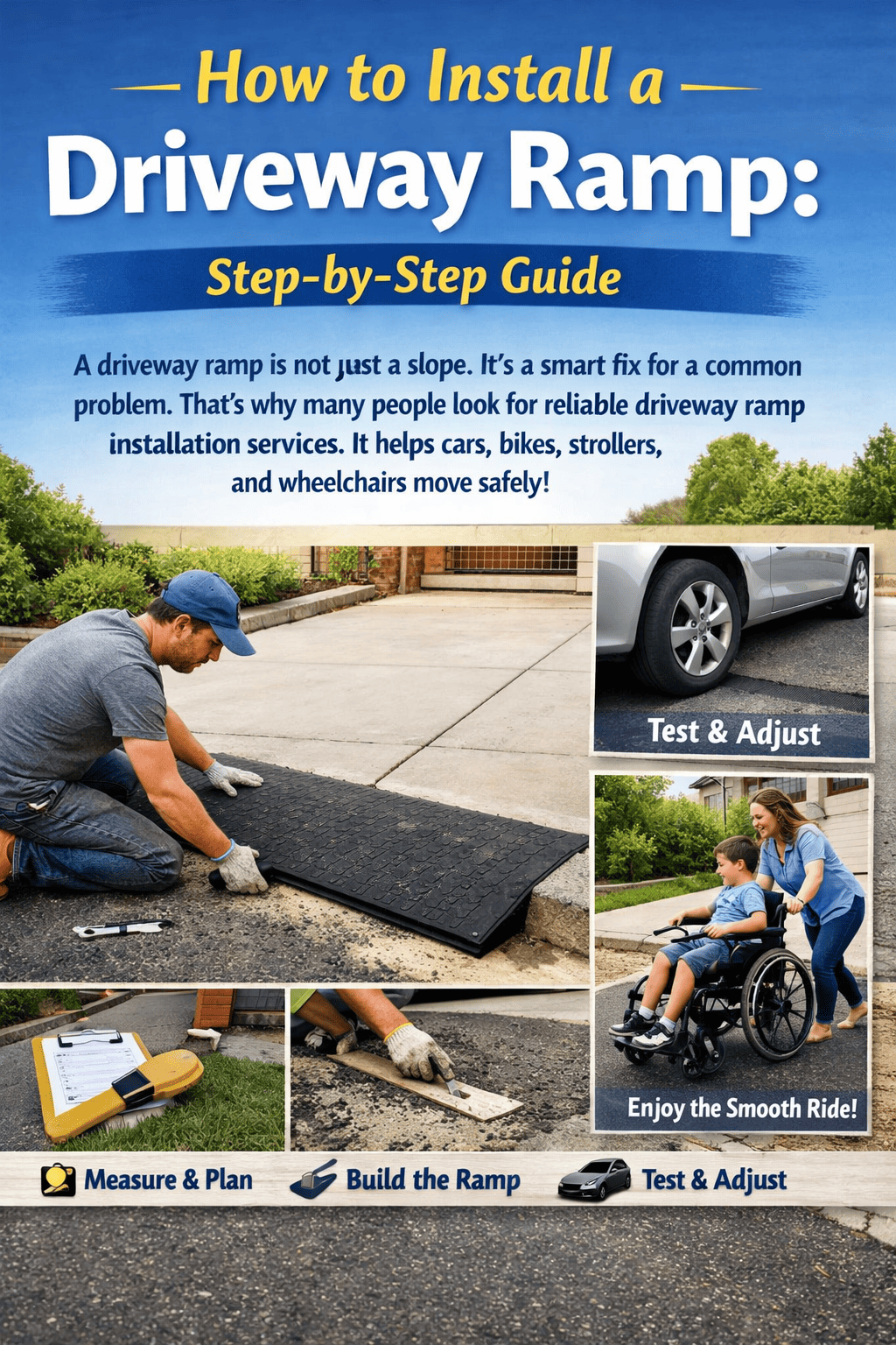 How to Install a Driveway Ramp: Step-by-Step Guide