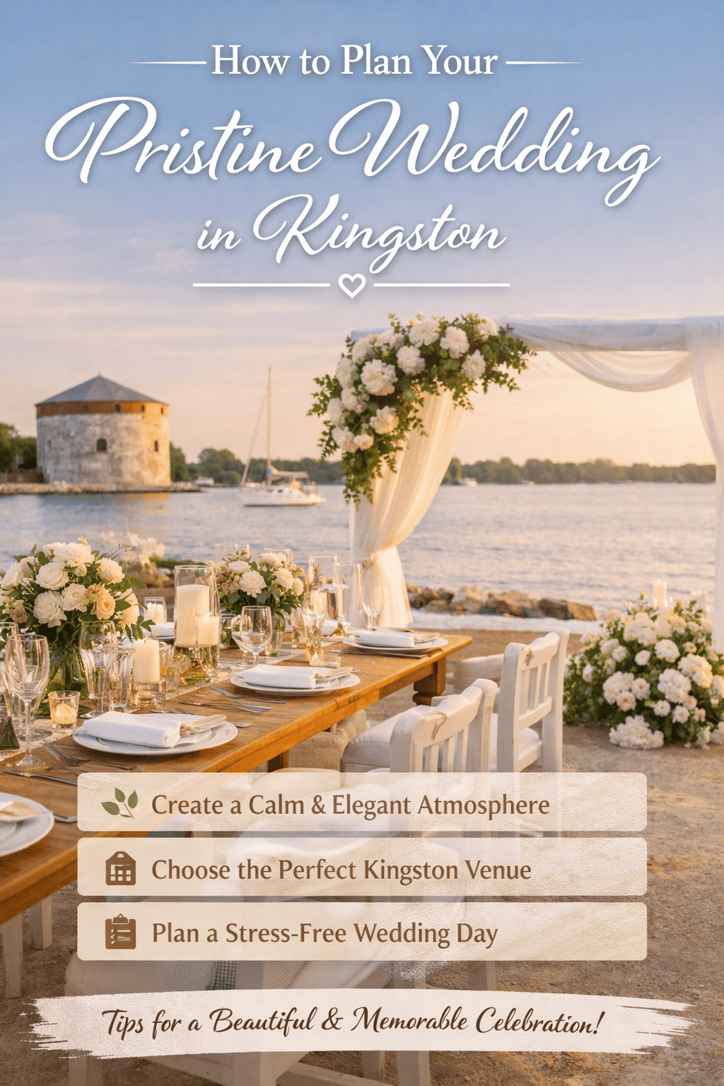 How to Plan Your Pristine Wedding in Kingston