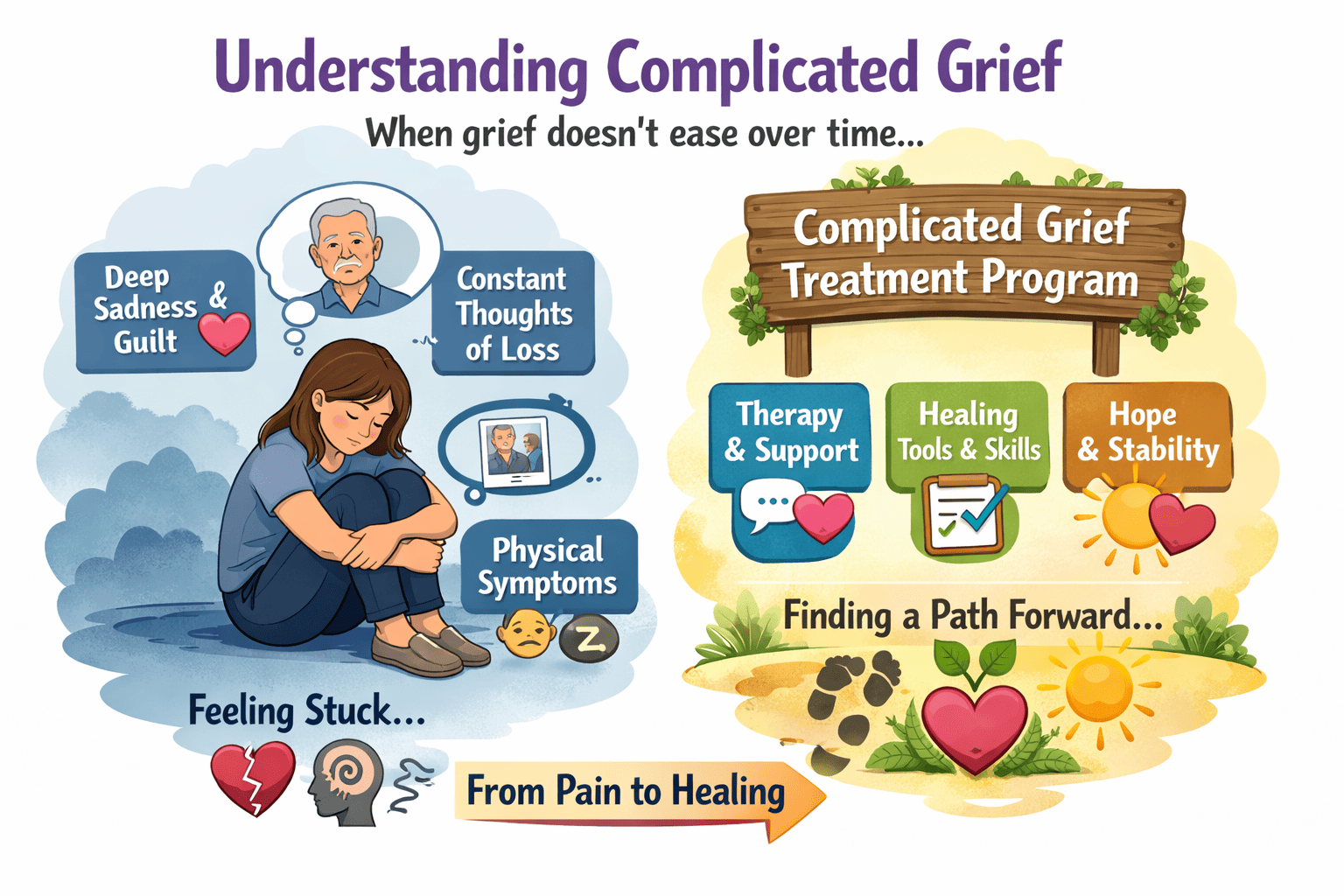How to Navigate Complicated Grief Treatment Programs