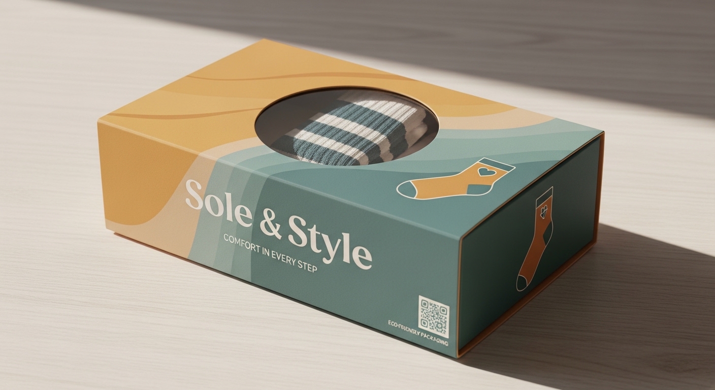 Custom Socks Boxes for Premium Branding and Retail Excellence