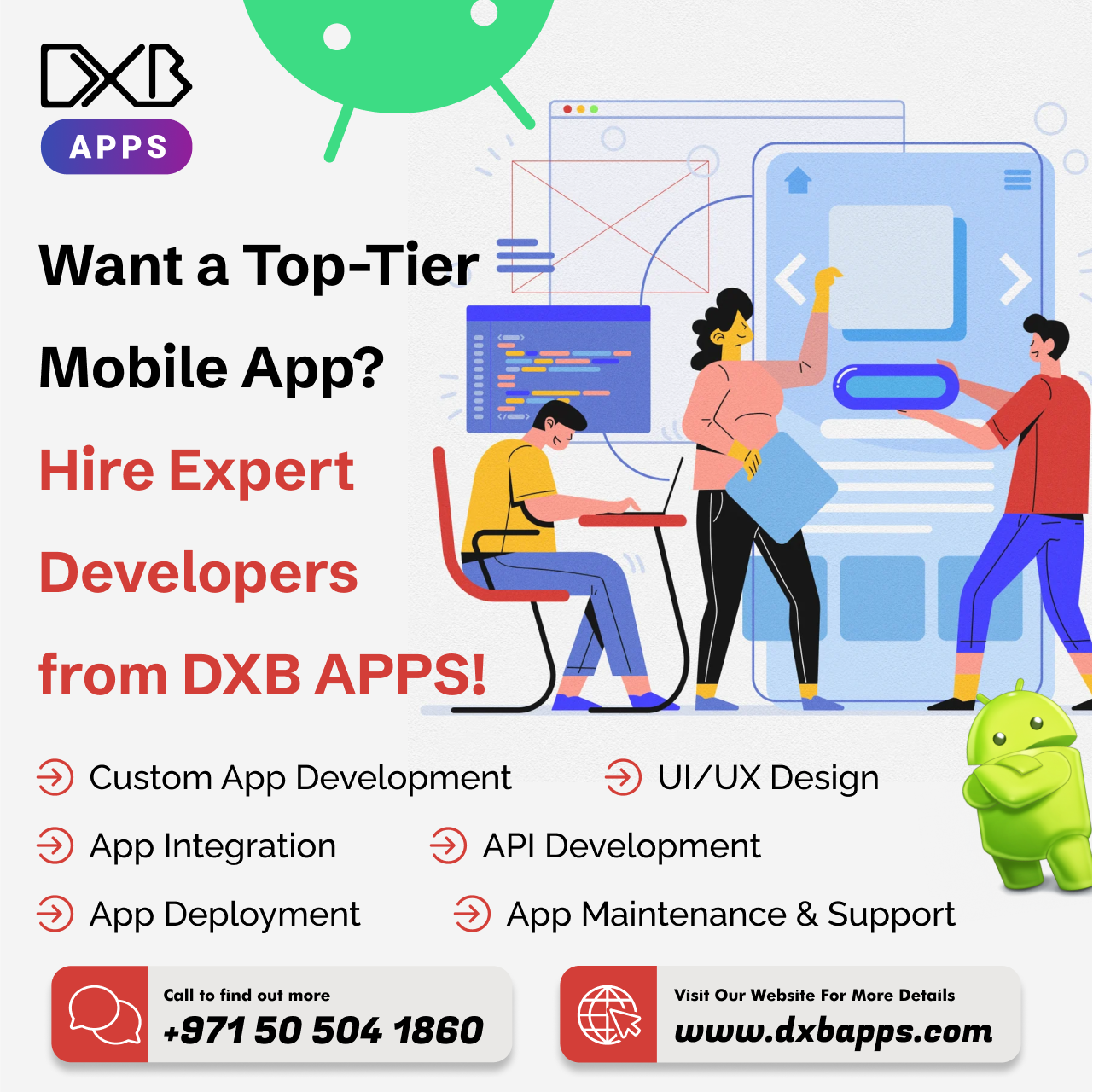 Top 3 android app development company in Dubai, UAE