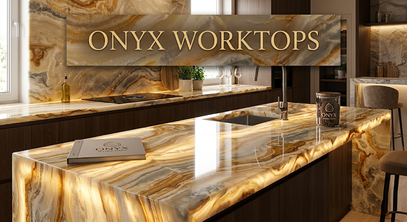Onyx Worktops vs Granite Kitchen Worktops for Contemporary London Kitchens