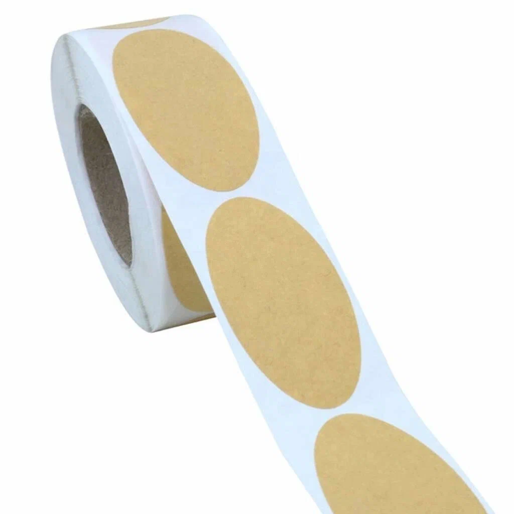 Neat Curved Oval Roll Labels For Handmade Goo