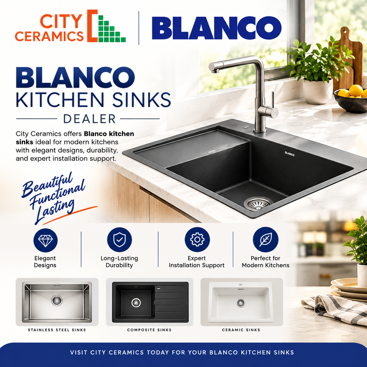 Blanco Kitchen Sinks Dealer: Upgrade Your Kitchen with Style
