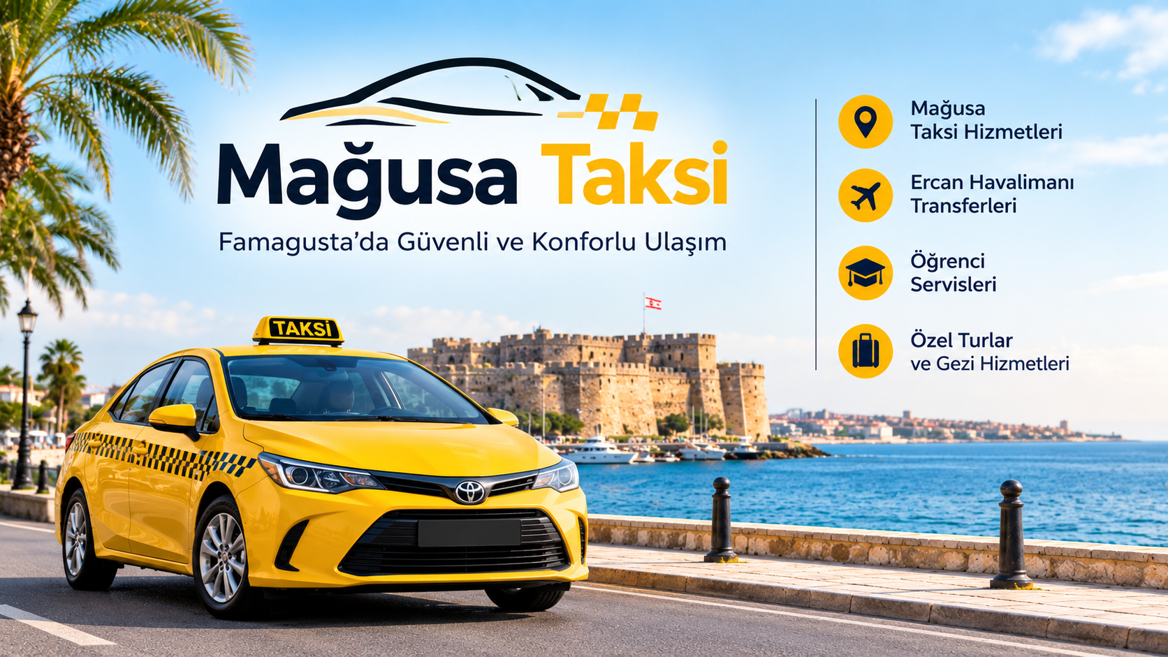 Mağusa Taksi | 7/24 Güvenilir ve Hızlı Taksi Hizmeti