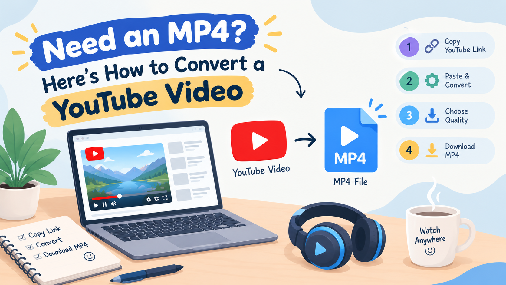 Need an MP4? Here’s How to Convert a YouTube Video